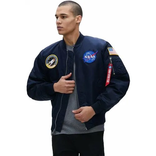 Бомбер ALPHA INDUSTRIES, размер 3XL, синий