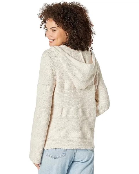 Свитер Faherty Poppy Sweater Hoodie, цвет Couscous