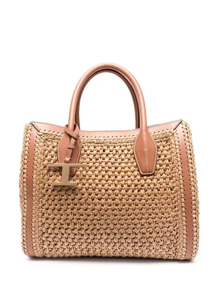 Tod's woven tote bag