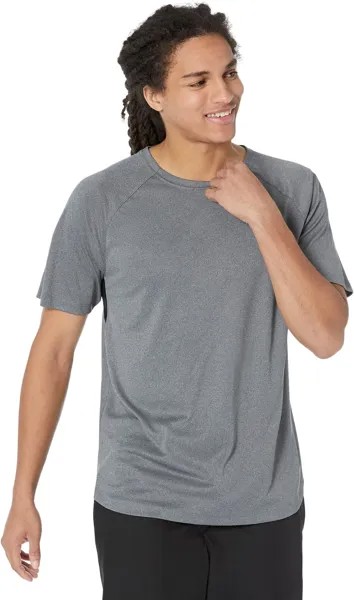 Рубашка для плавания Explorer с короткими рукавами Speedo, цвет Black Heather