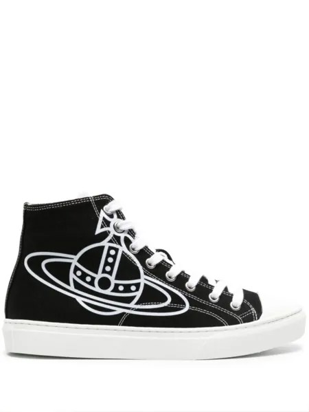 Vivienne Westwood кеды Plimsoll с принтом Orb, черный