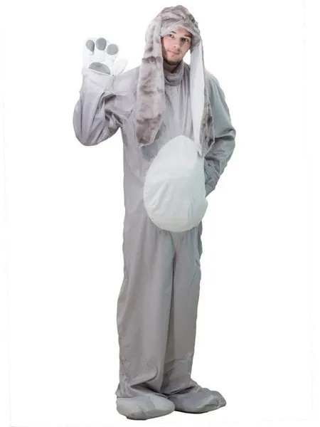 Костюм карнавальный мужской Заяц Бока fb2225 серый 50-52 RU