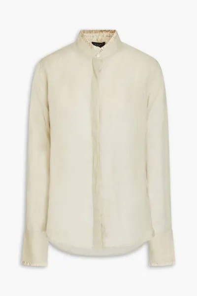 Рубашка Джордана рами Rag & Bone, бежевый