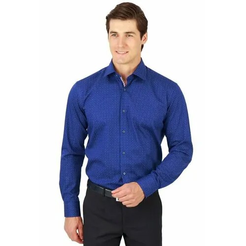 Рубашка GroStyle, размер 43/182, синий