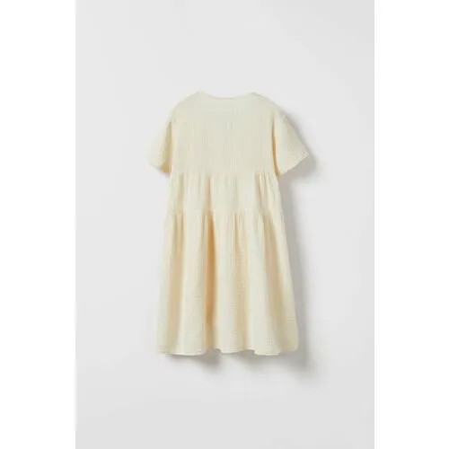 Платье Zara, размер 6 лет (116 cm), бежевый