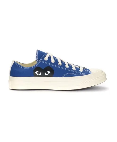 Кроссовки из парусины с сердечком Comme Des Garçons Play, синий