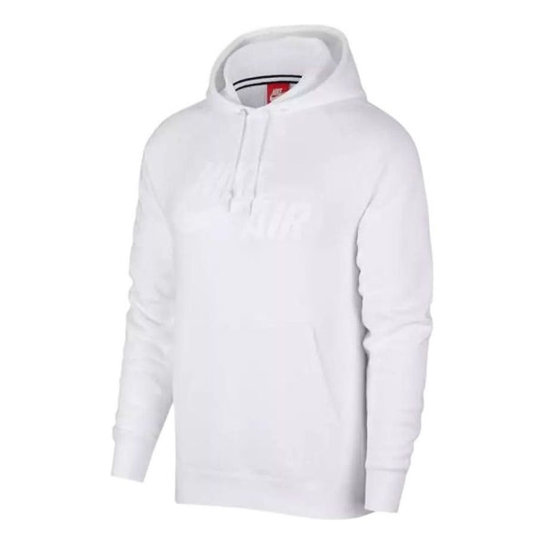 Толстовка Nike logo long sleeves hoodie 'White', белый