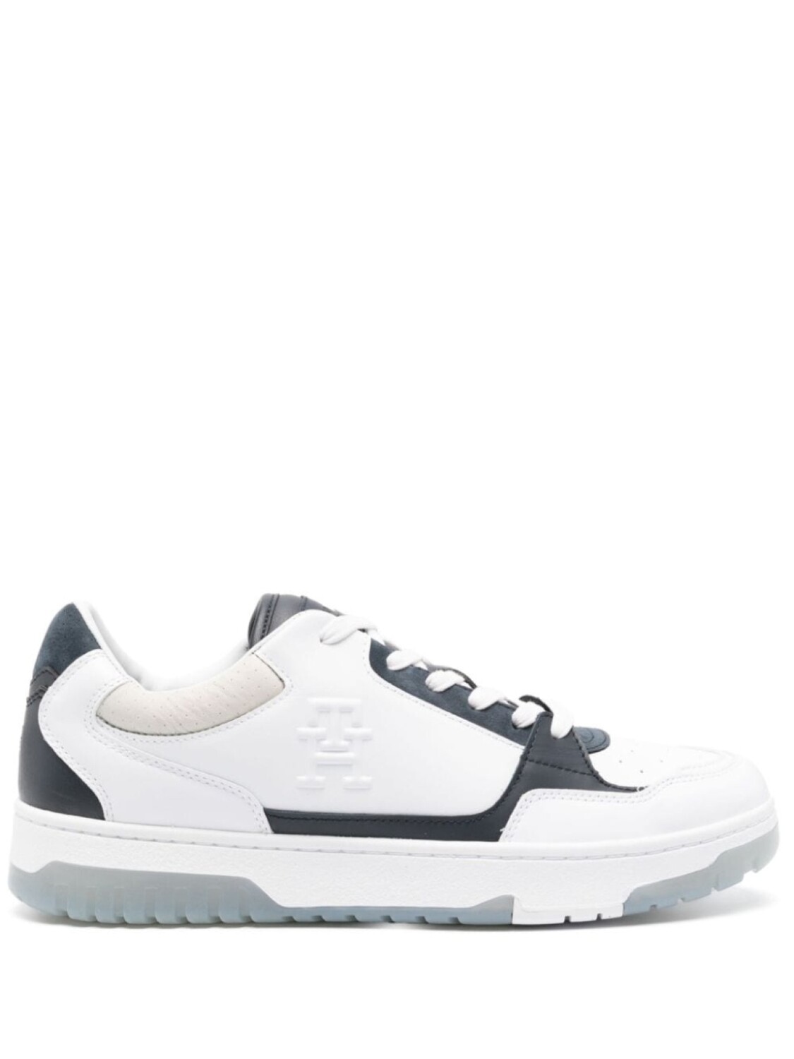 Кроссовки Tommy Hilfiger из кожи с тиснением TH, белый