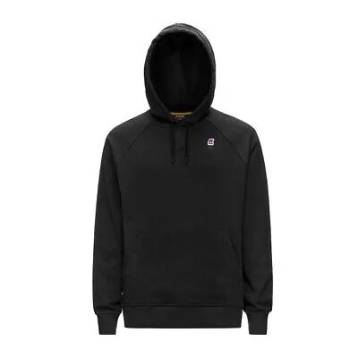 K-WAY Толстовка мужская с капюшоном Alban K11215W Black Kway