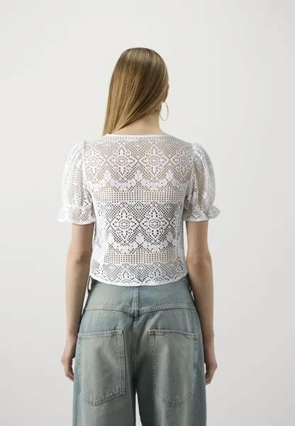 Кардиган VILA, слоновая кость Viandrea Tie