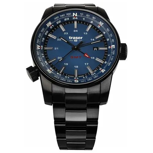 Мужские часы Traser P68 Pathfinder GMT Blue 109524