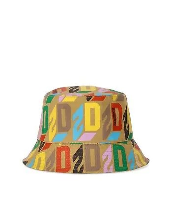 Dsquared2 D2 Monogram Multicolor Bucket Hat Женщина