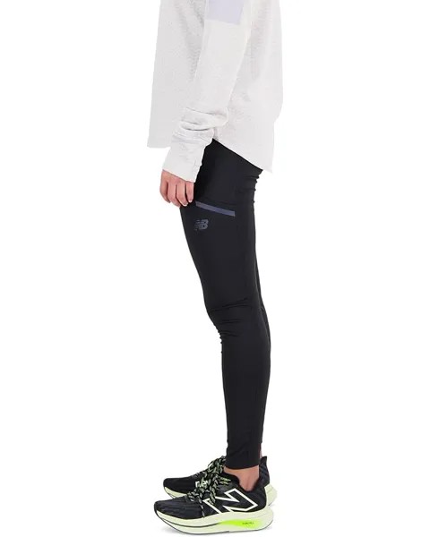 Брюки New Balance Impact Run Heat Tights, черный