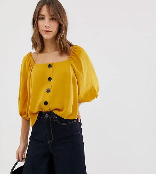 Блузка горчичного цвета New Look-Желтый