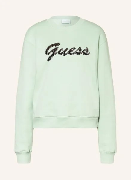 Свитшот женский Guess 1001383217 зеленый XS (доставка из-за рубежа)