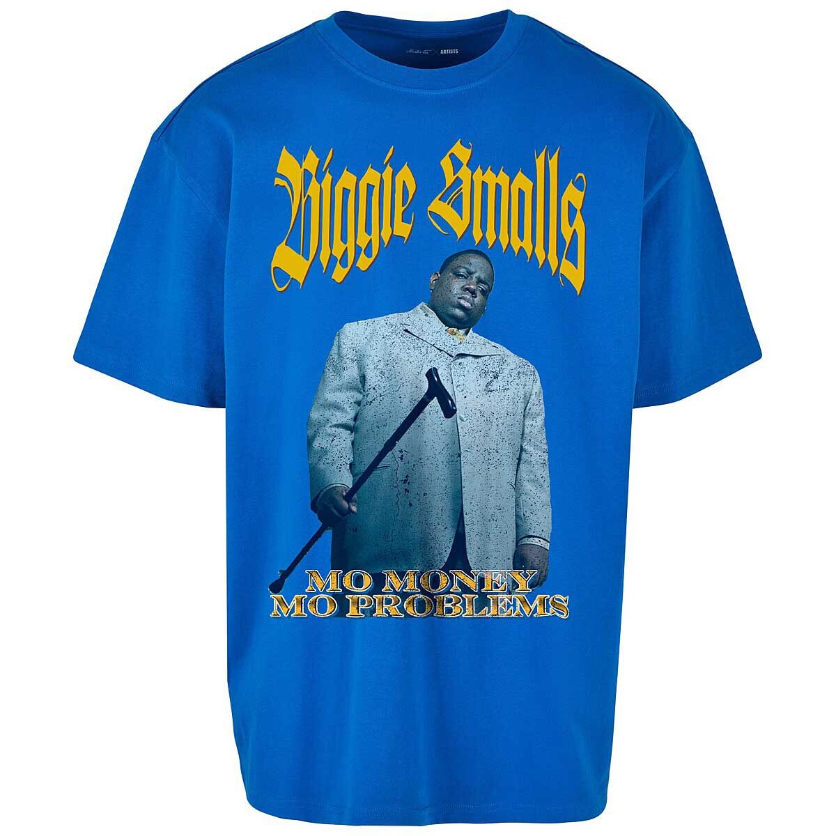 Футболка Biggie More Money More Problems Oversize T-Shirt Mister Tee, цвет Blau