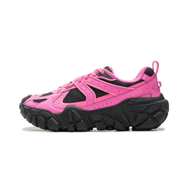 Кроссовки LINING Dunes Lifestyle Shoes Women's Low-top Pink/Black, черный