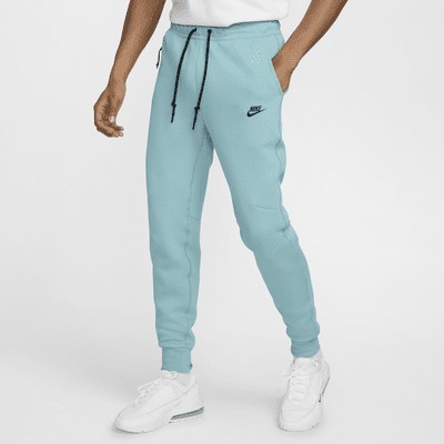Джоггеры Nike Sportswear Tech Fleece, цвет Denim Turquoise/Black