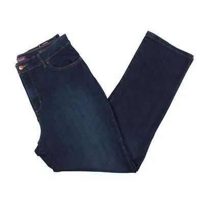 Gloria Vanderbilt Женские синие классические джинсы Amanda с зауженными штанинами 16 BHFO 5331