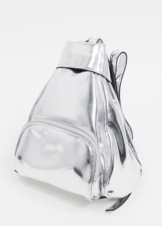 Серебристый рюкзак Topshop-Серебряный
