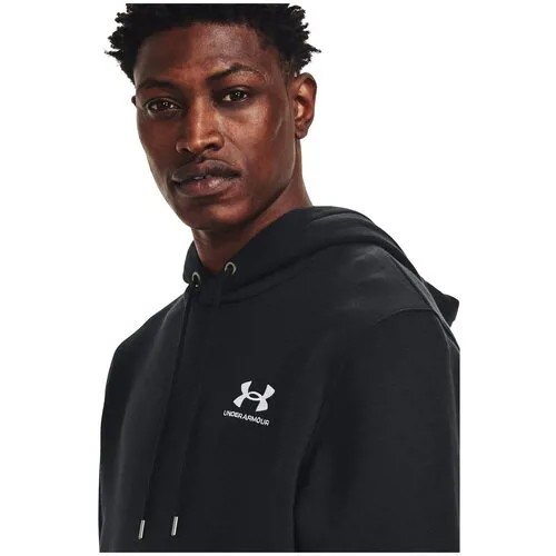 Худи спортивное Under Armour Essential Fleece Hoodie, размер XS, , чёрный