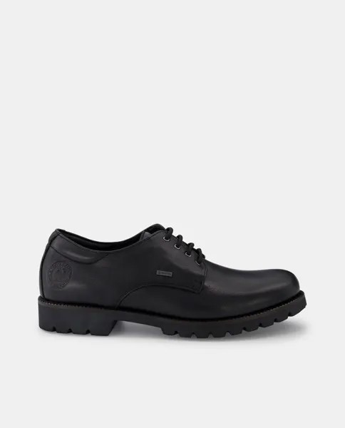 Мужские черные туфли на шнуровке из водонепроницаемой кожи с подкладкой Gore-Tex Panama Jack, черный