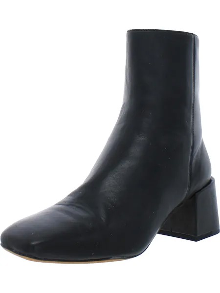 Женские кожаные ботильоны Kaye Vince, цвет Black Leather