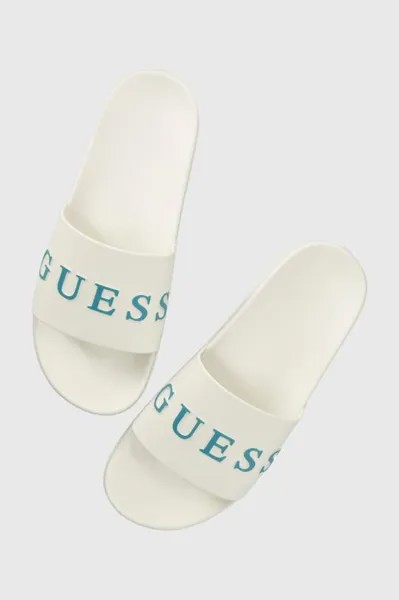 Шлепанцы SLIDES Guess, белый