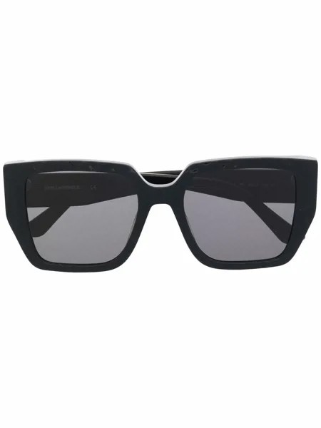Karl Lagerfeld солнцезащитные очки-авиаторы с затемненными линзами