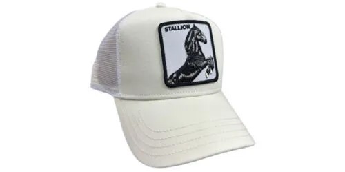 Белая бейсболка Snapback Trucker Goorin Bros The Stallion — 101-0393-WHI-OS