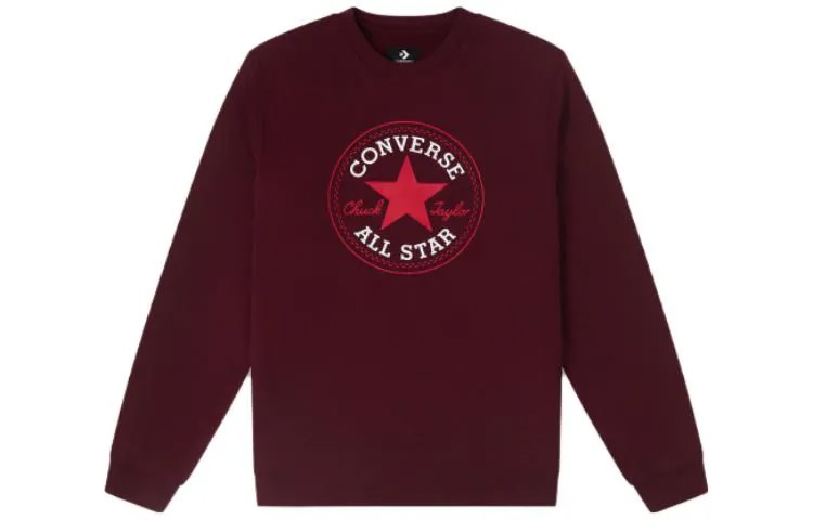 Толстовка All Star унисекс бордового цвета Converse, цвет Burgundy