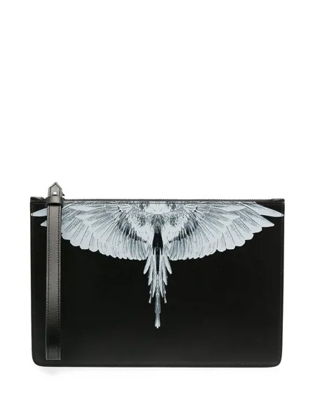 Marcelo Burlon County of Milan клатч с принтом Wings