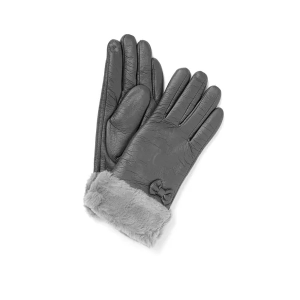 Перчатки женские Albertini IK011-4 серые р.6.5