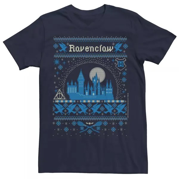 Мужская рождественская футболка-свитер с изображением Гарри Поттера и Равенкло Licensed Character