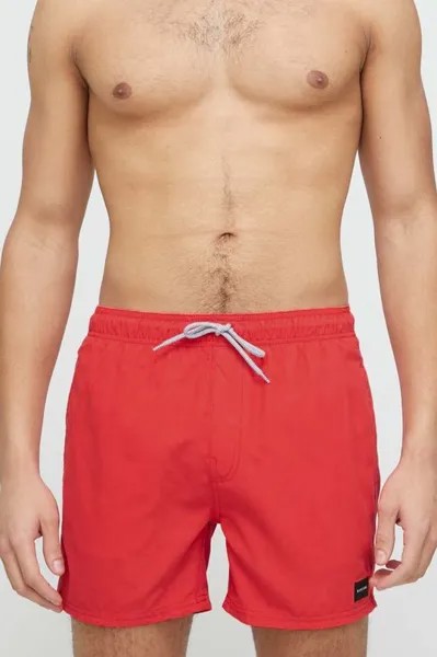 Плавки-шорты со смещением Rip Curl, красный