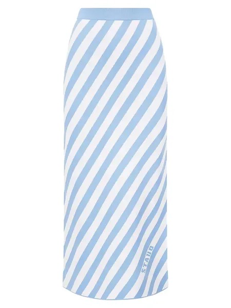 Юбка макси в полоску Giovanni Staud, цвет blue seashore stripe