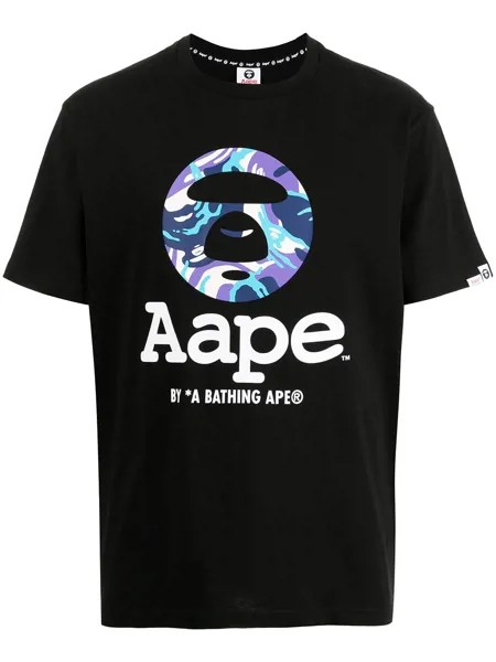 AAPE BY *A BATHING APE® футболка с логотипом