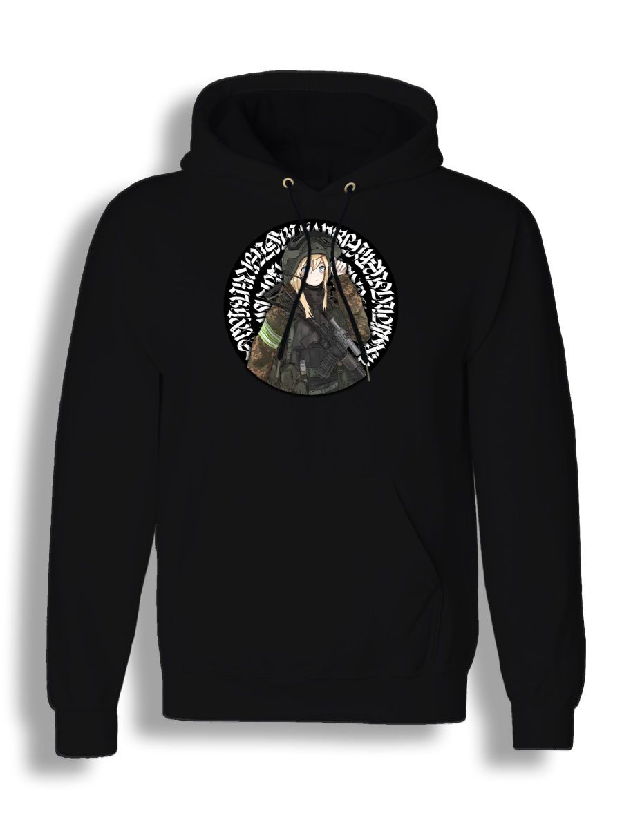 Худи унисекс СувенирShop Аниме тян/Тарков/Tarkov 21 черное 3XL
