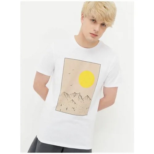 Футболка Outhorn MEN'S T-SHIRT Белый S HOL21-TSM604-10S