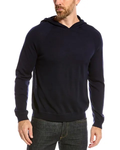 Толстовка Vince из мериносовой шерсти, черный