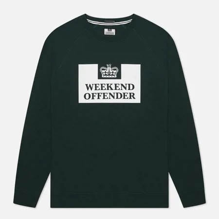 Мужская толстовка Weekend Offender Penitentiary AW20, цвет зелёный, размер XXL