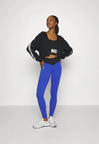 Свитер на молнии Women Cropped Hoodie Nebbia, черный