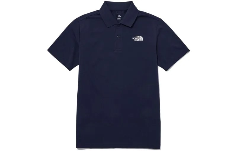 Рубашка поло мужская темно-синяя The North Face, синий