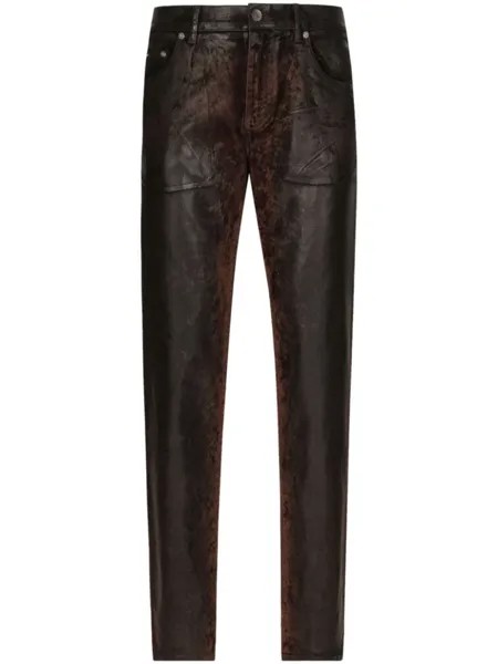 Dolce & Gabbana зауженные джинсы, черный