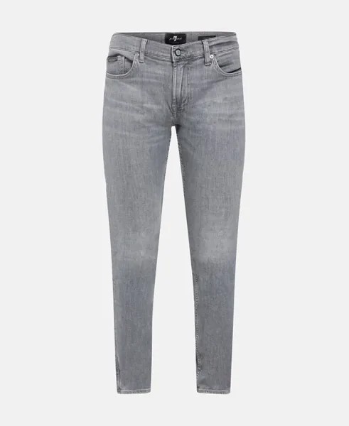Джинсы узкого кроя 7 for all Mankind, цвет Slate Blue