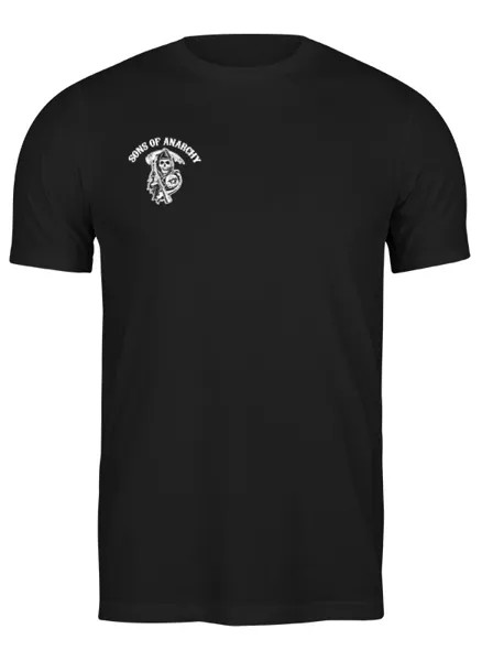 Футболка унисекс Printio Sons of anarchy t-shirt черная 3XL