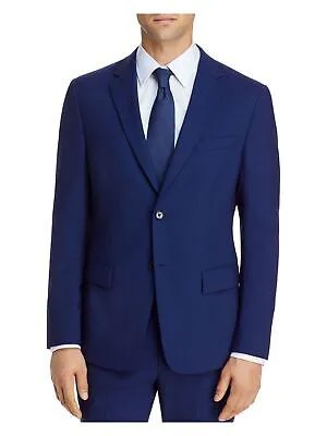 THEORY Мужской темно-синий приталенный костюм Bowery - Zaine Раздельный пиджак 46R