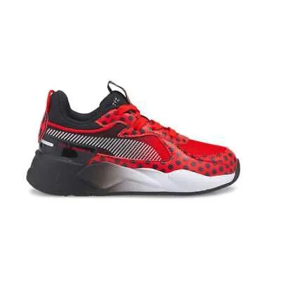 Puma Miraculous X RsX Lace Up Youth Boys Черные кроссовки Повседневная обувь 39182201