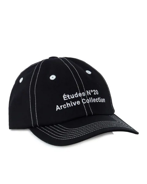 Бейсболка мужская ETUDES E20M-803-01, черный/белый