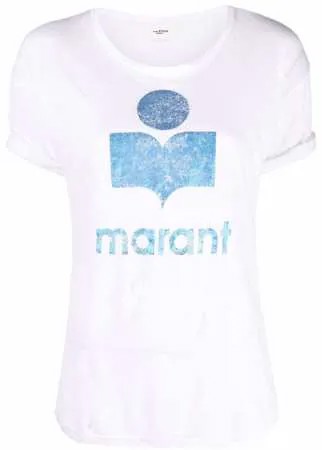 Isabel Marant Étoile футболка Koldi с логотипом